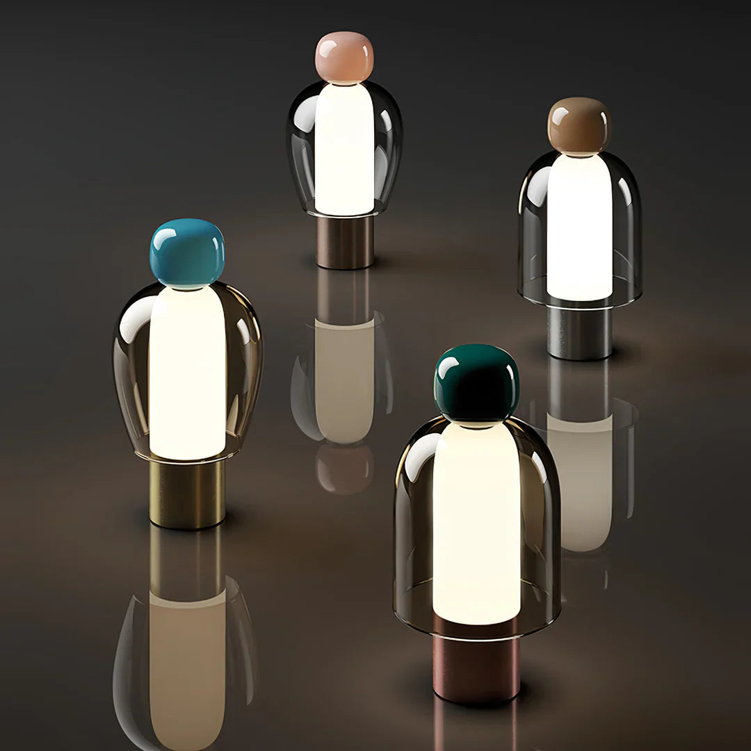 Vetra – Moderne Minimalistische Glastischlampe