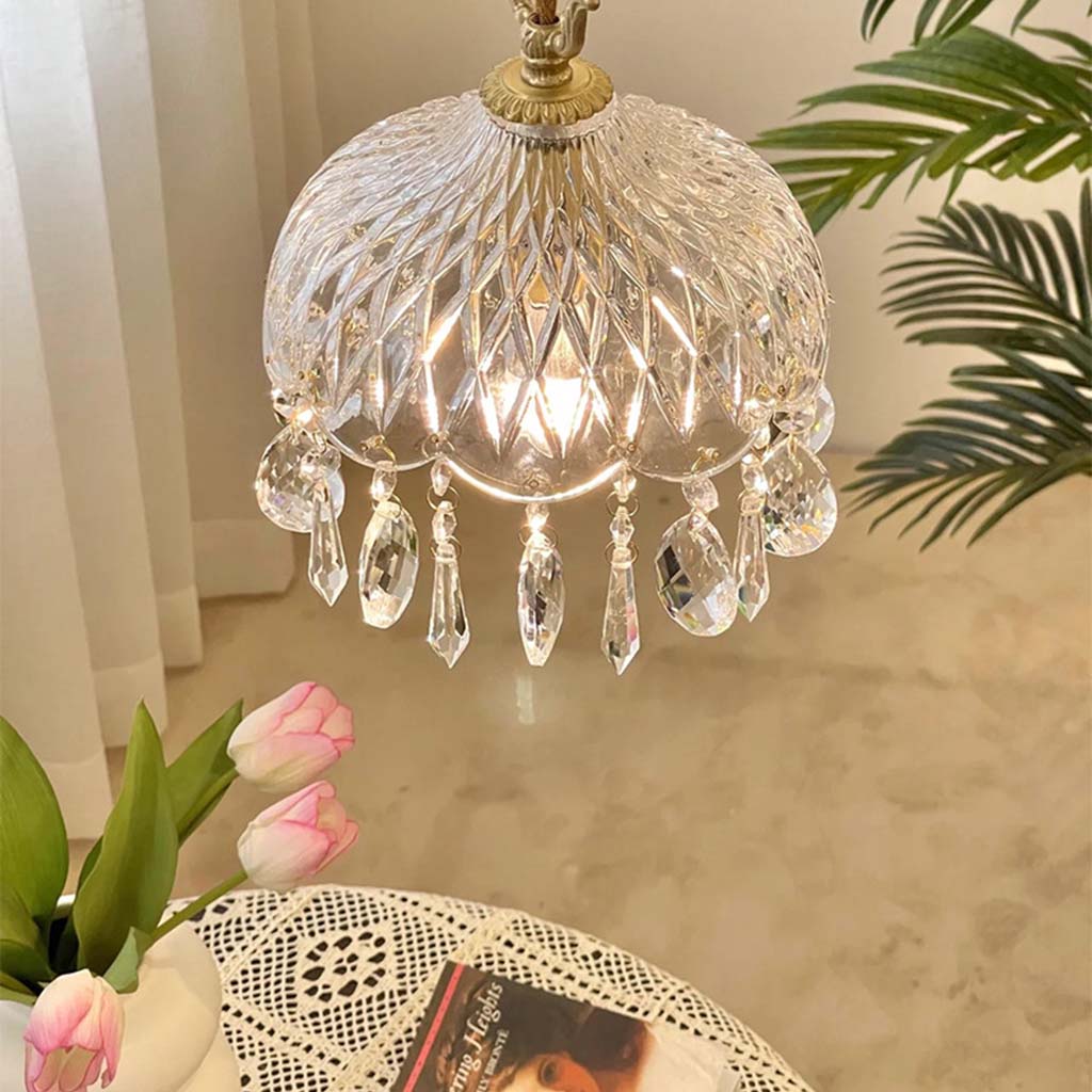 Eloisa – Französische Vintage Kristall-Lampe