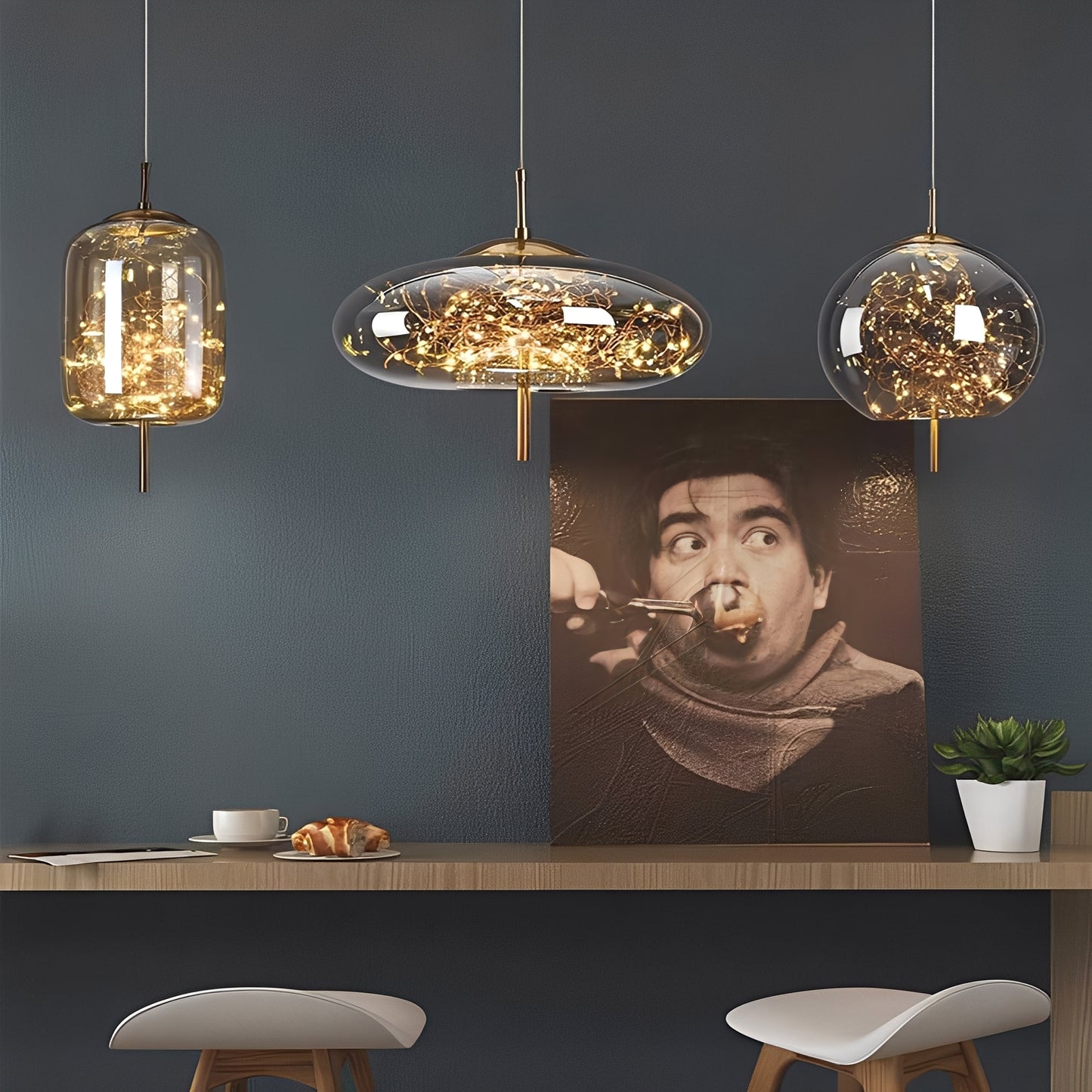 Tom – Kreative Glas-Pendelleuchte