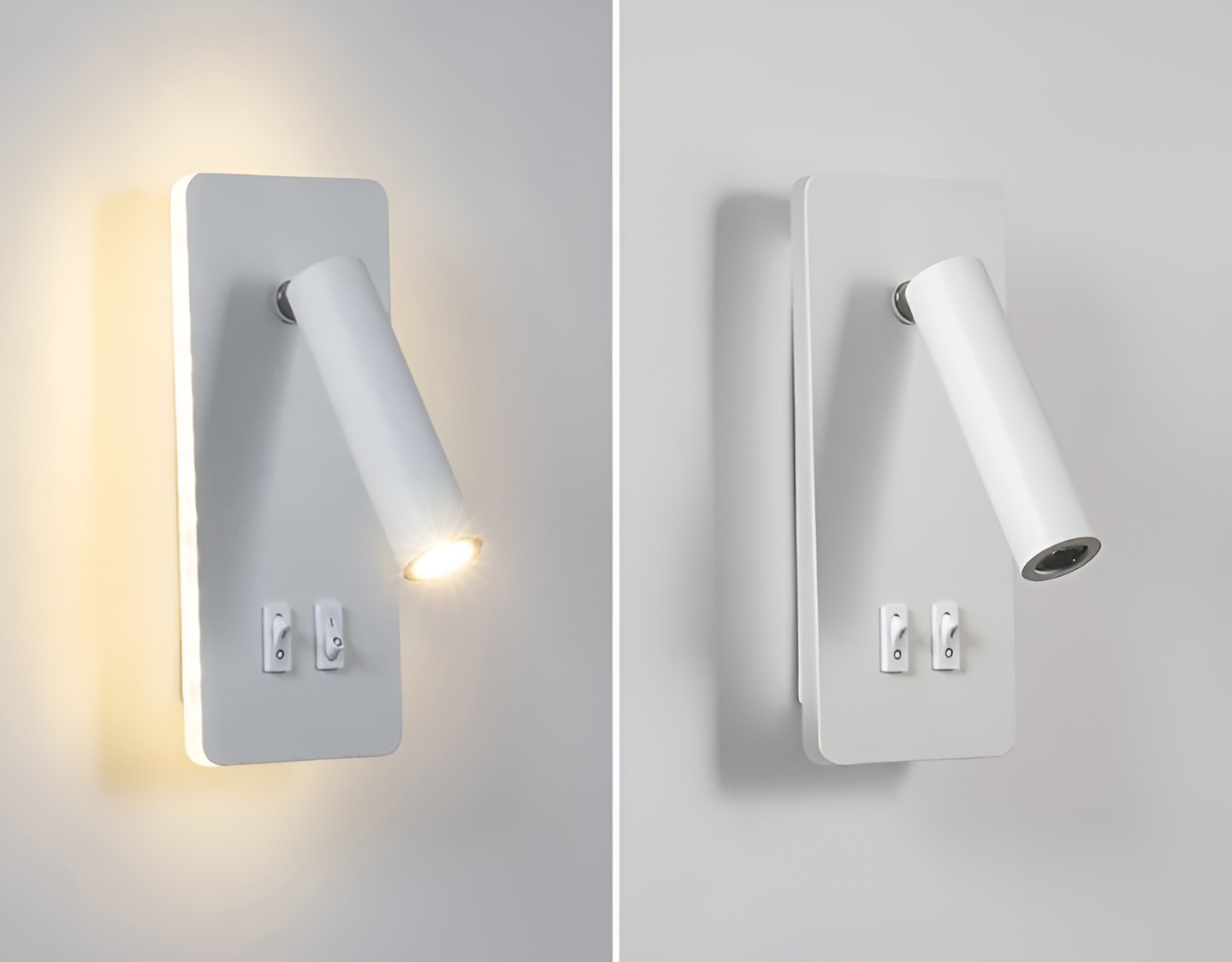 FlexTube Wall – Drehbare Eisen-Wandleuchte in schlichter Optik