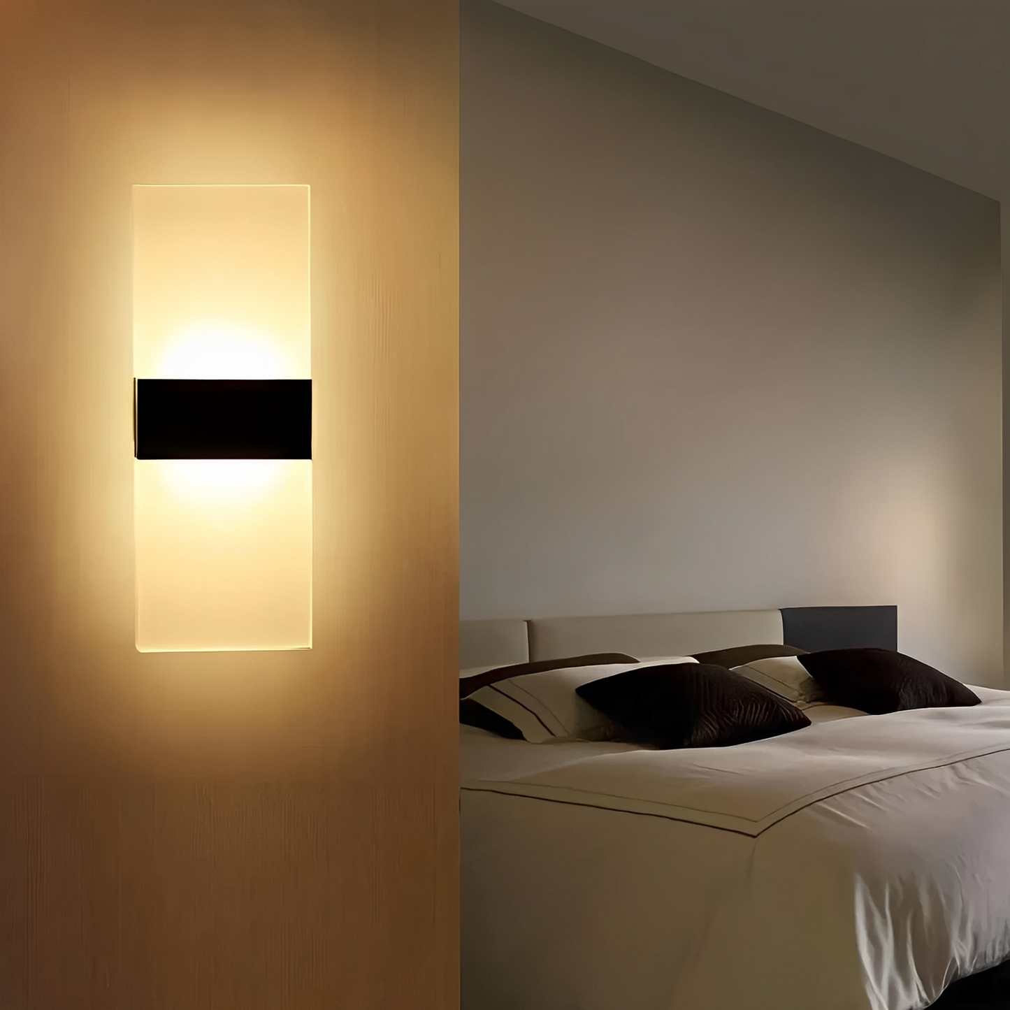 Darren - Wandleuchte mit Bewegungssensor: Elegantes Design mit moderner Funktion