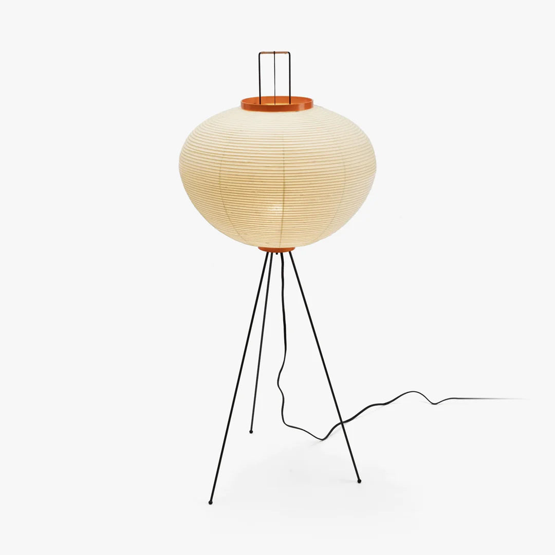 Noa – Stehlampe mit Reispapier: Minimalistische Ruhe in Lichtform