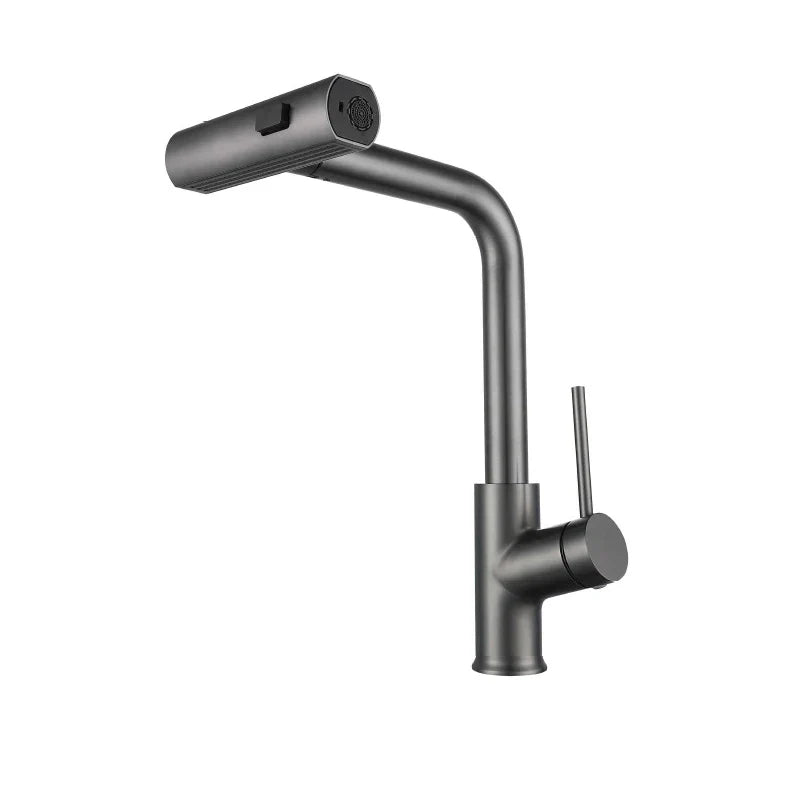 FlowZen – Küchenarmatur mit LED & Wasserfall-Funktion