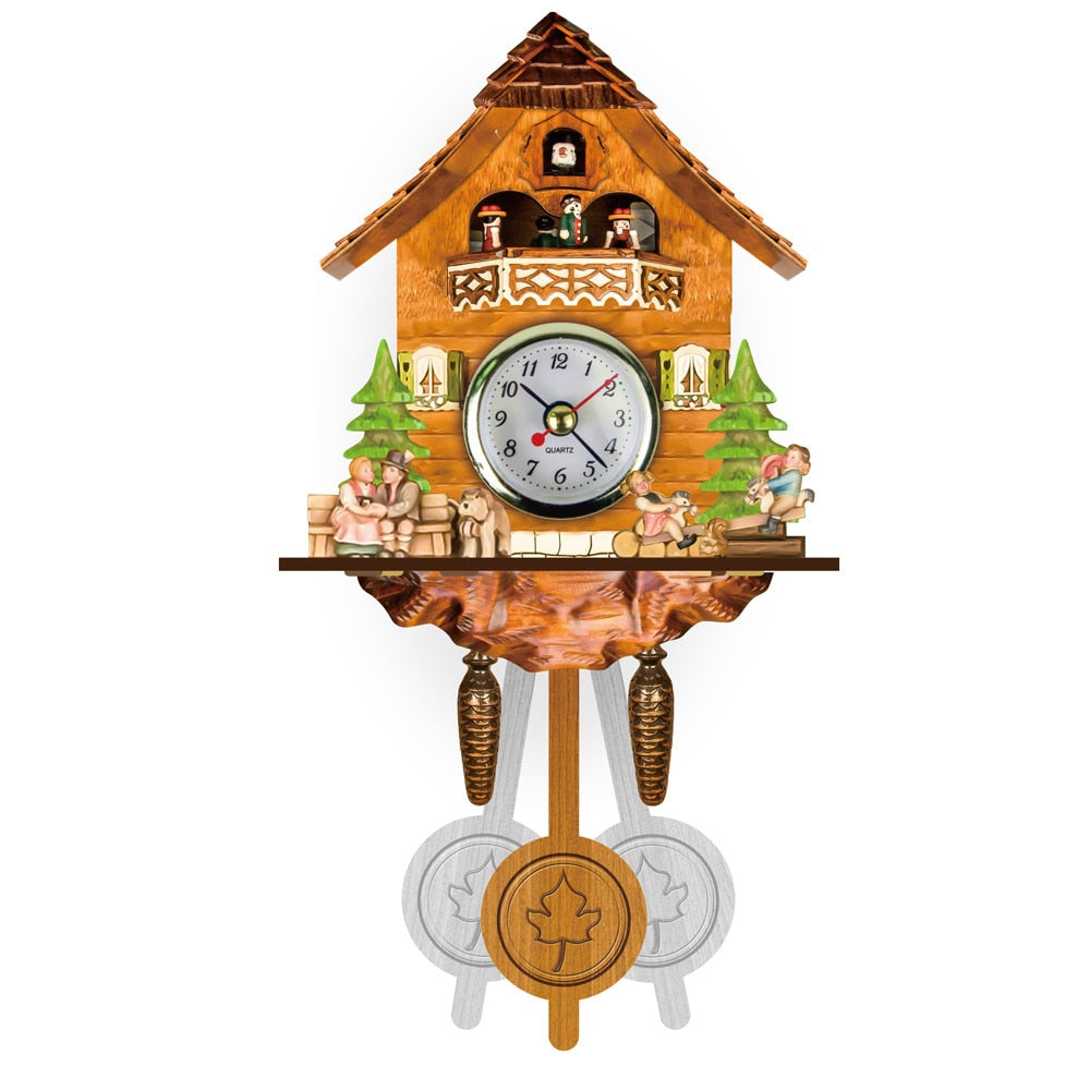 CuckooMood – Retro-Kuckucksuhr mit verspieltem Holzdesign