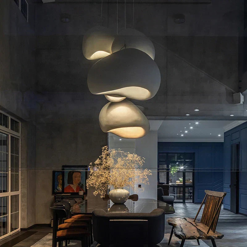 WabiGlow – Japanische Hängelampe im minimalistischen Wabi-Sabi Stil