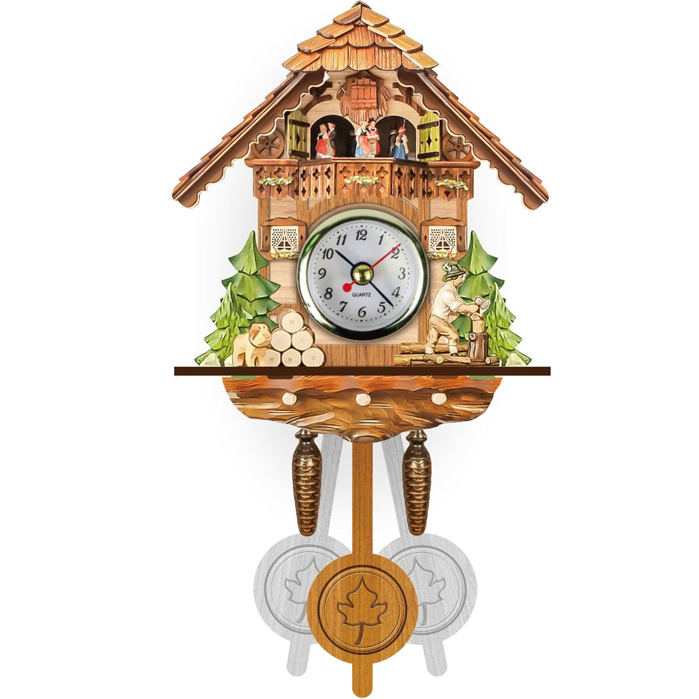 CuckooMood – Retro-Kuckucksuhr mit verspieltem Holzdesign