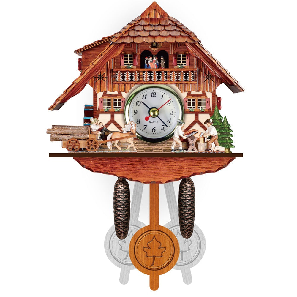 CuckooMood – Retro-Kuckucksuhr mit verspieltem Holzdesign