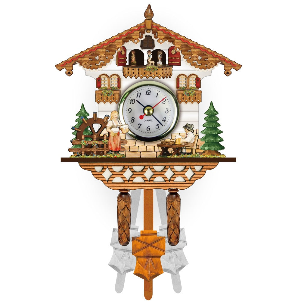 CuckooMood – Retro-Kuckucksuhr mit verspieltem Holzdesign