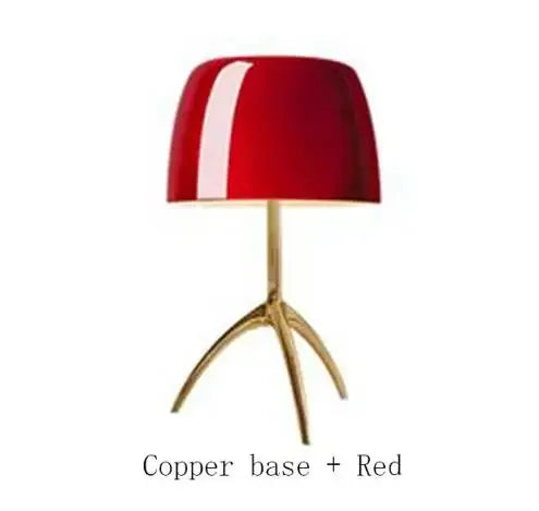 Vintage Kupfer Tischlampe