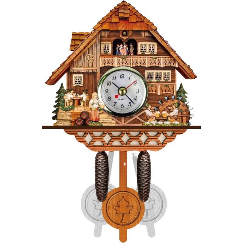 CuckooMood – Retro-Kuckucksuhr mit verspieltem Holzdesign