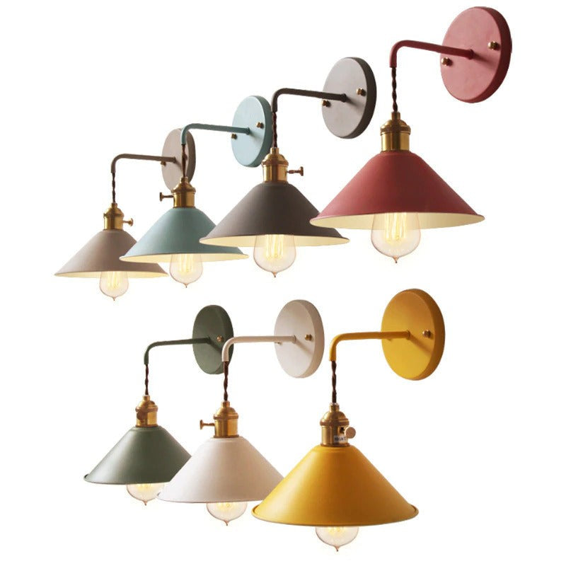Retro Wandleuchte Bunte Wandleuchte