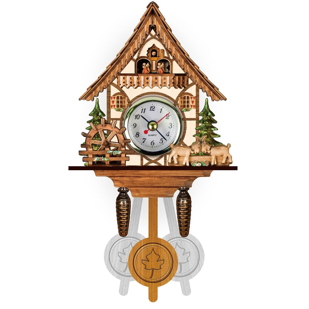 CuckooMood – Retro-Kuckucksuhr mit verspieltem Holzdesign
