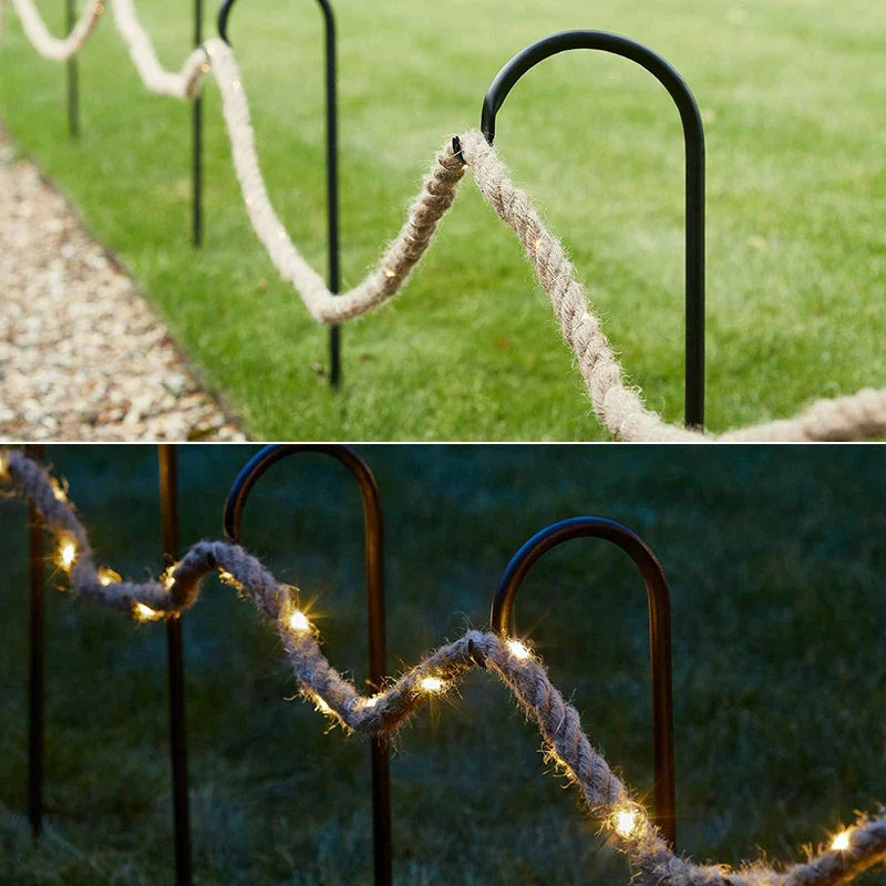 Elias – Verzauberte Seil-Lampe im Rustikal-Stil