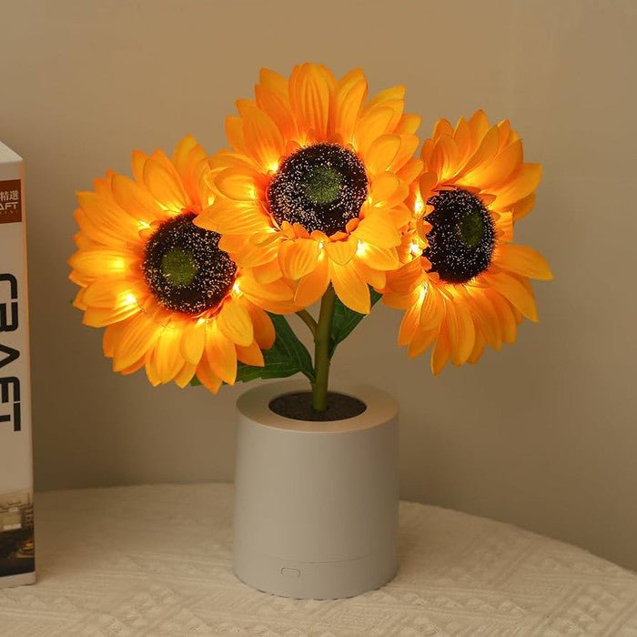 Solvyn – Glänzende Sonnenblumenlampe