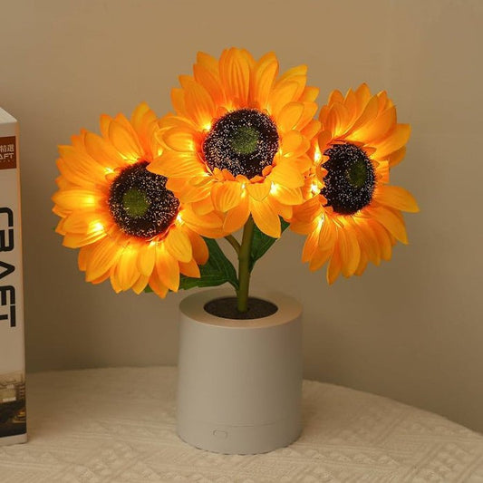 Solvyn – Glänzende Sonnenblumenlampe