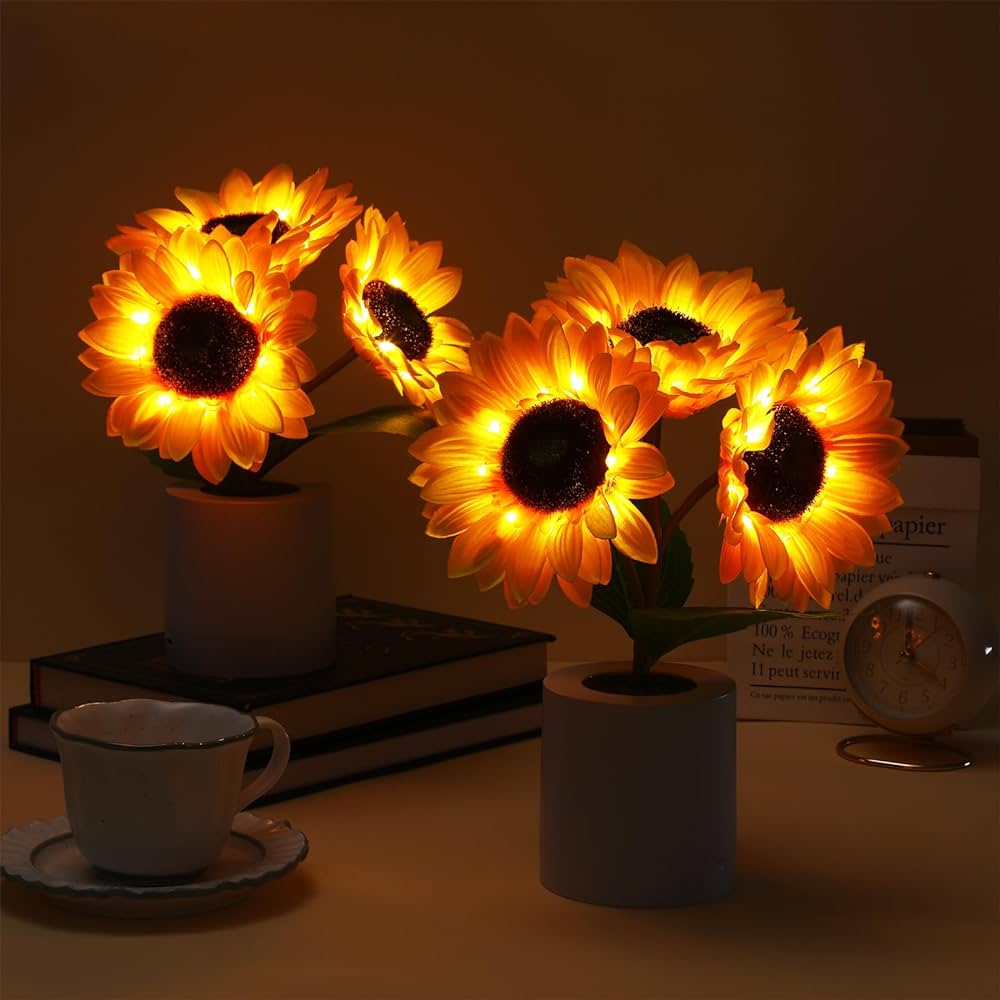 Solvyn – Glänzende Sonnenblumenlampe