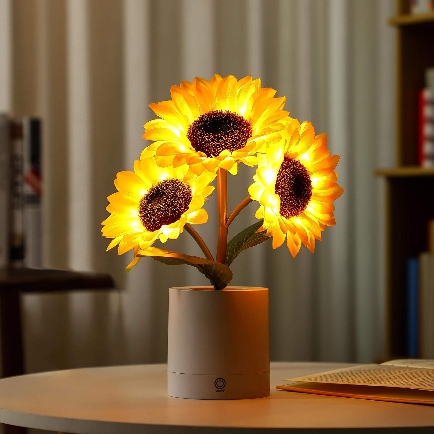 Solvyn – Glänzende Sonnenblumenlampe
