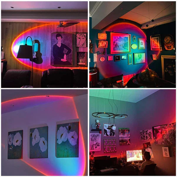 AbendGlow – LED-Stimmungslicht mit beruhigendem Sonnenuntergangseffekt