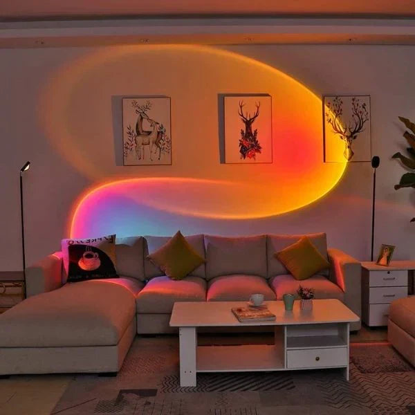 AbendGlow – LED-Stimmungslicht mit beruhigendem Sonnenuntergangseffekt