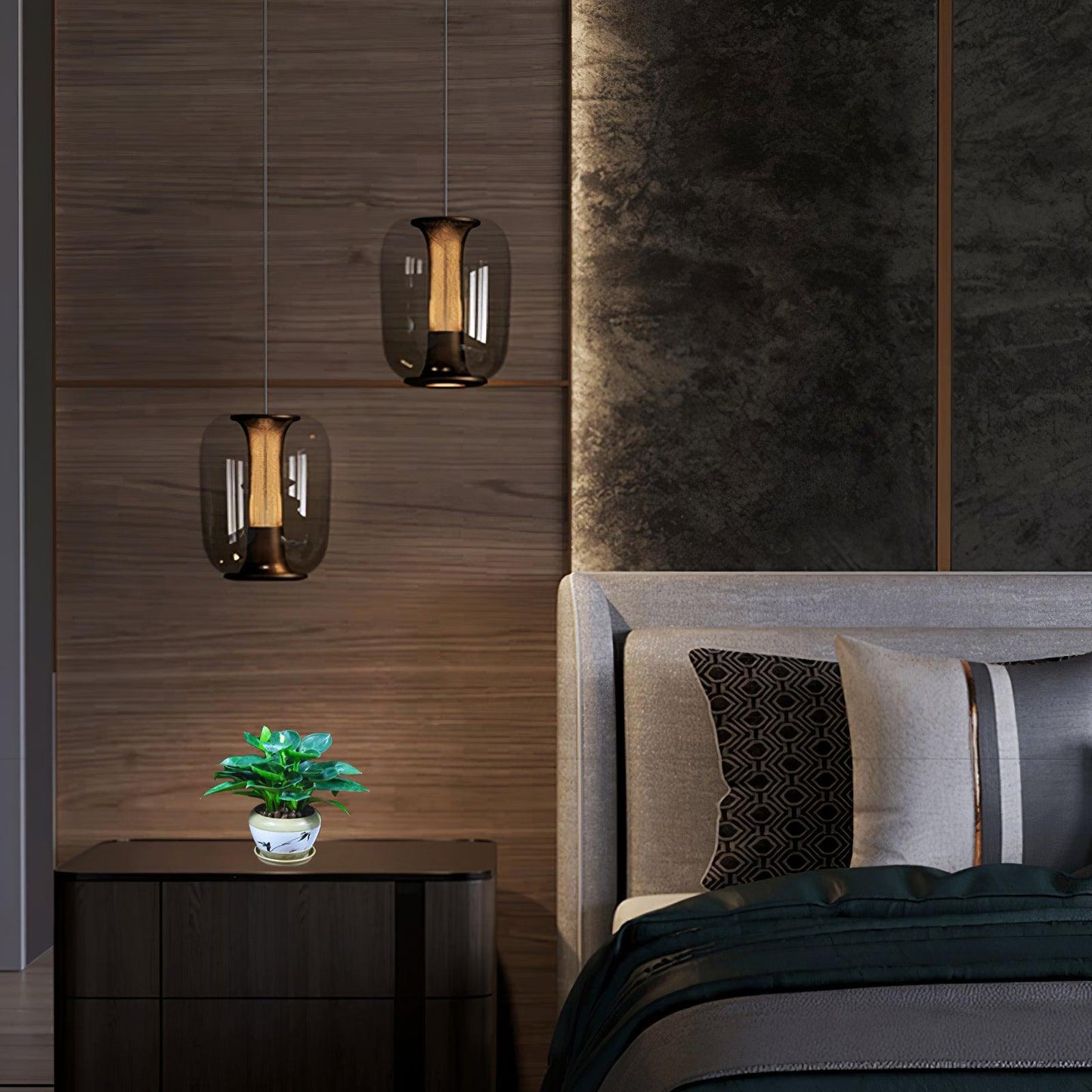 Savanna – Elegante Glas-Pendelleuchte für stilvolle Wohnräume
