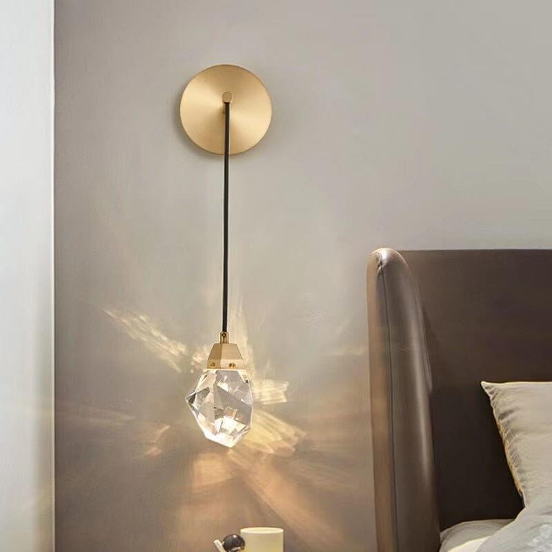 Luxuriöse moderne Wandleuchte aus Kristall