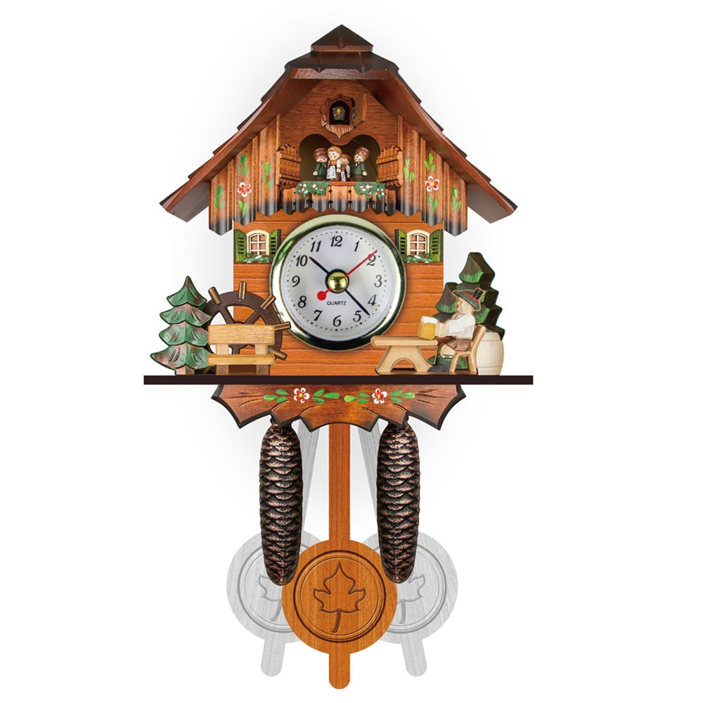 CuckooMood – Retro-Kuckucksuhr mit verspieltem Holzdesign