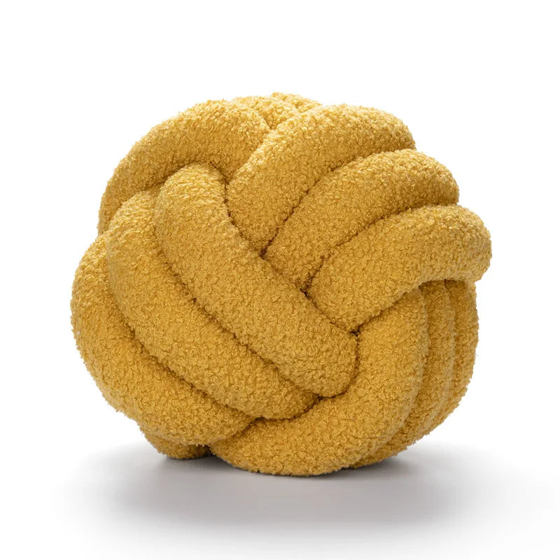 Knoten-Kissen in Kugelform