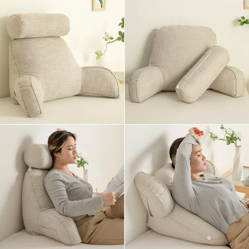 NestLounge – Ergonomisches Rückenkissen mit verstellbarer Stütze