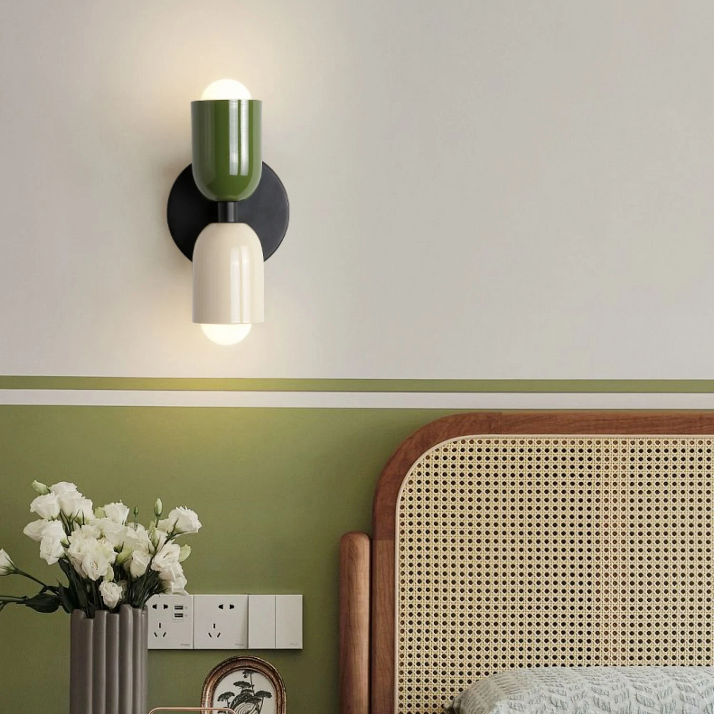 DualRay – Wandstrahler mit zwei LED-Spots in Edelstahloptik