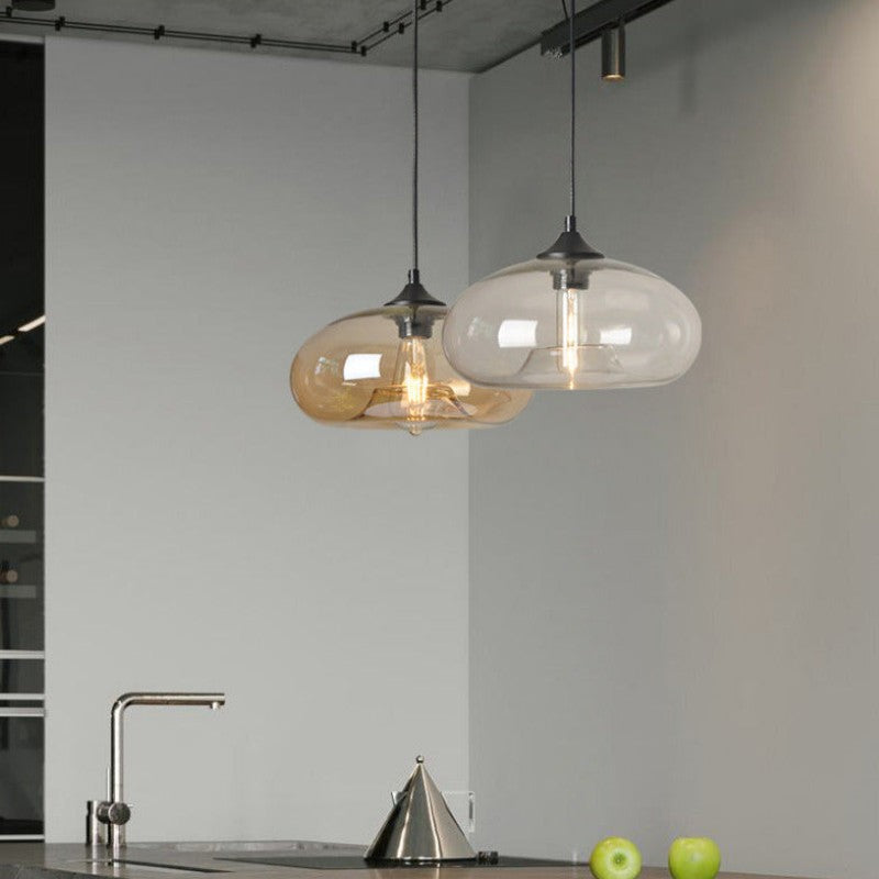 Moderne bunte Pendelleuchten aus Glas
