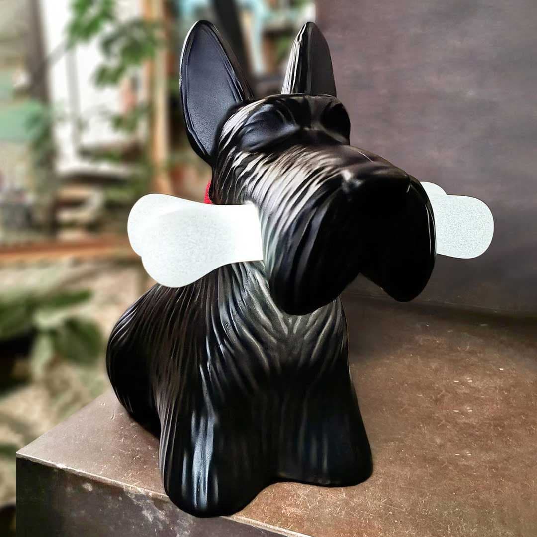 Scottie – Tischlampe aus Harz