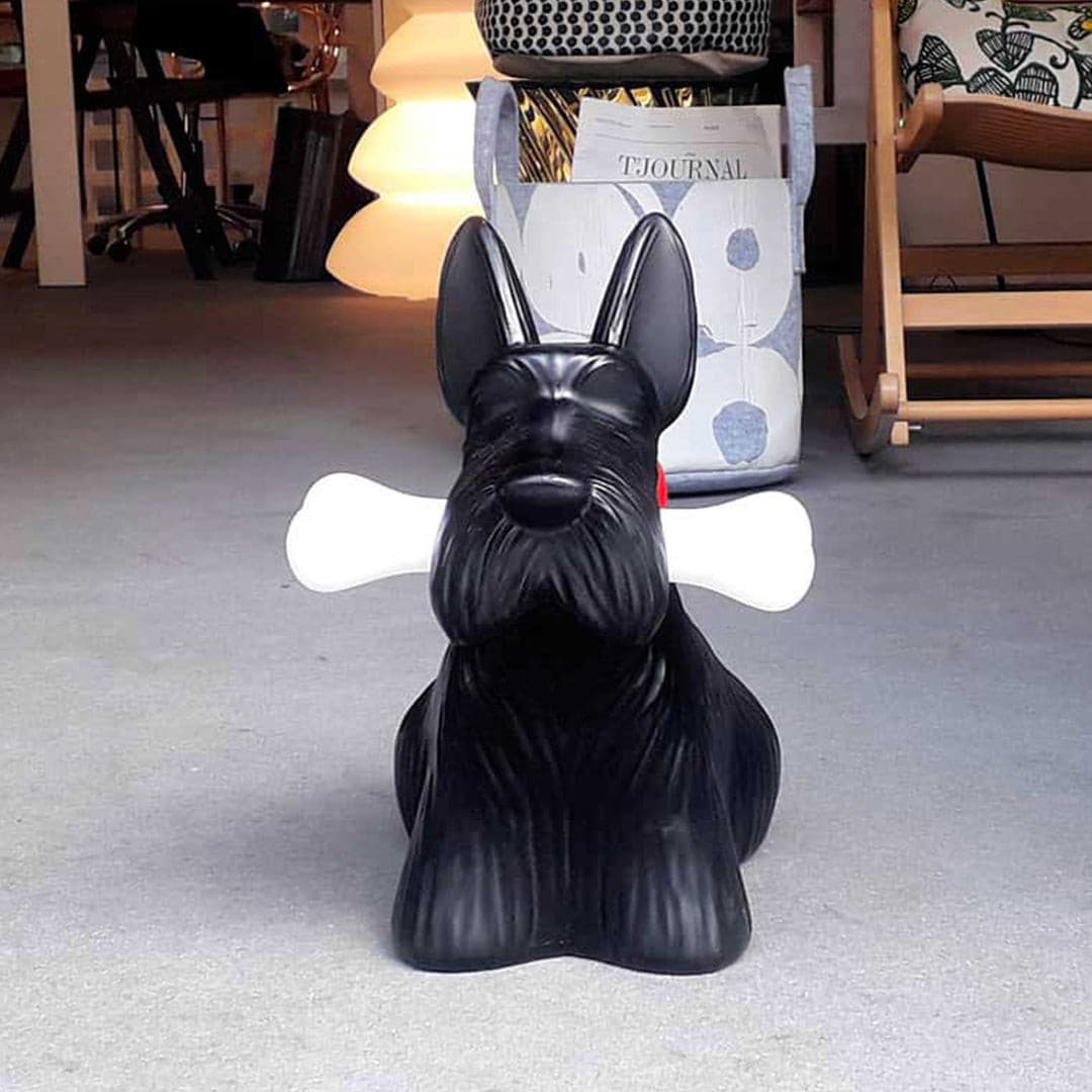 Scottie – Tischlampe aus Harz