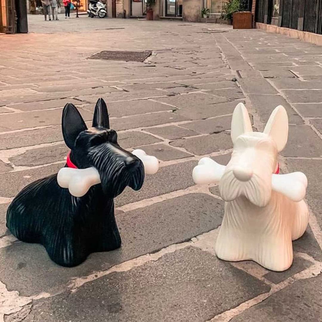 Scottie – Tischlampe aus Harz