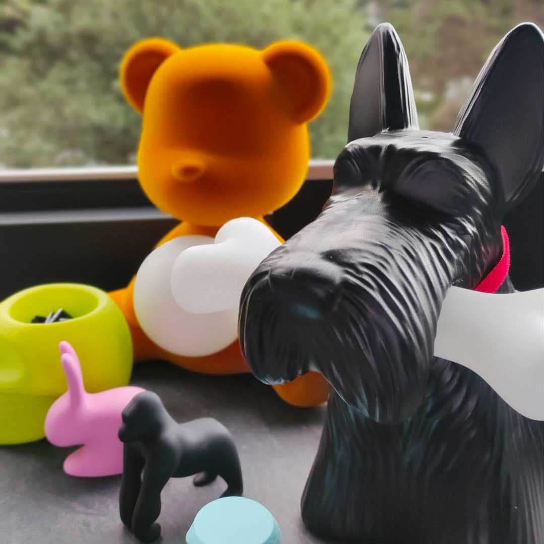 Scottie – Tischlampe aus Harz