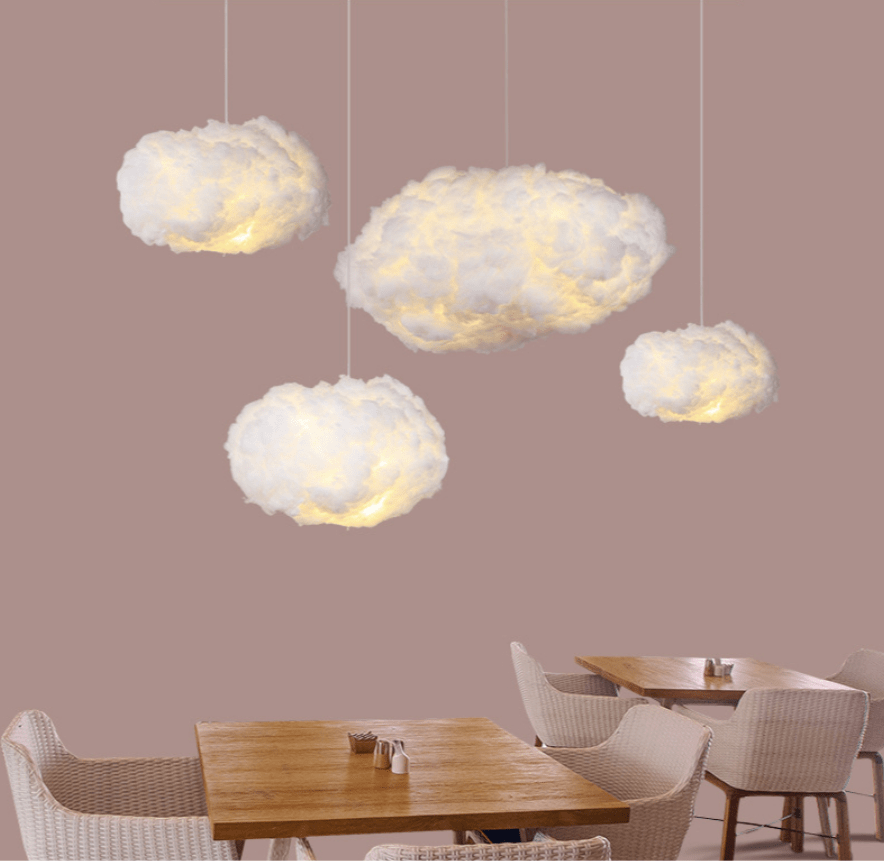 CloudGlow – Flauschige Wolkenlampe für behagliches Licht