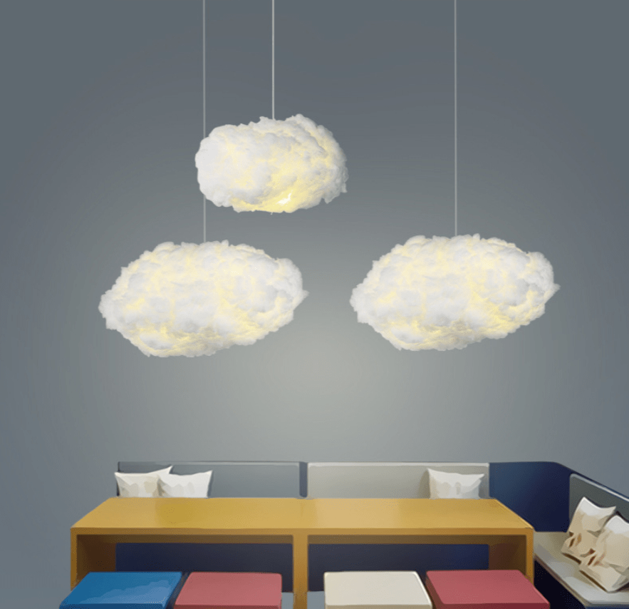 CloudGlow – Flauschige Wolkenlampe für behagliches Licht
