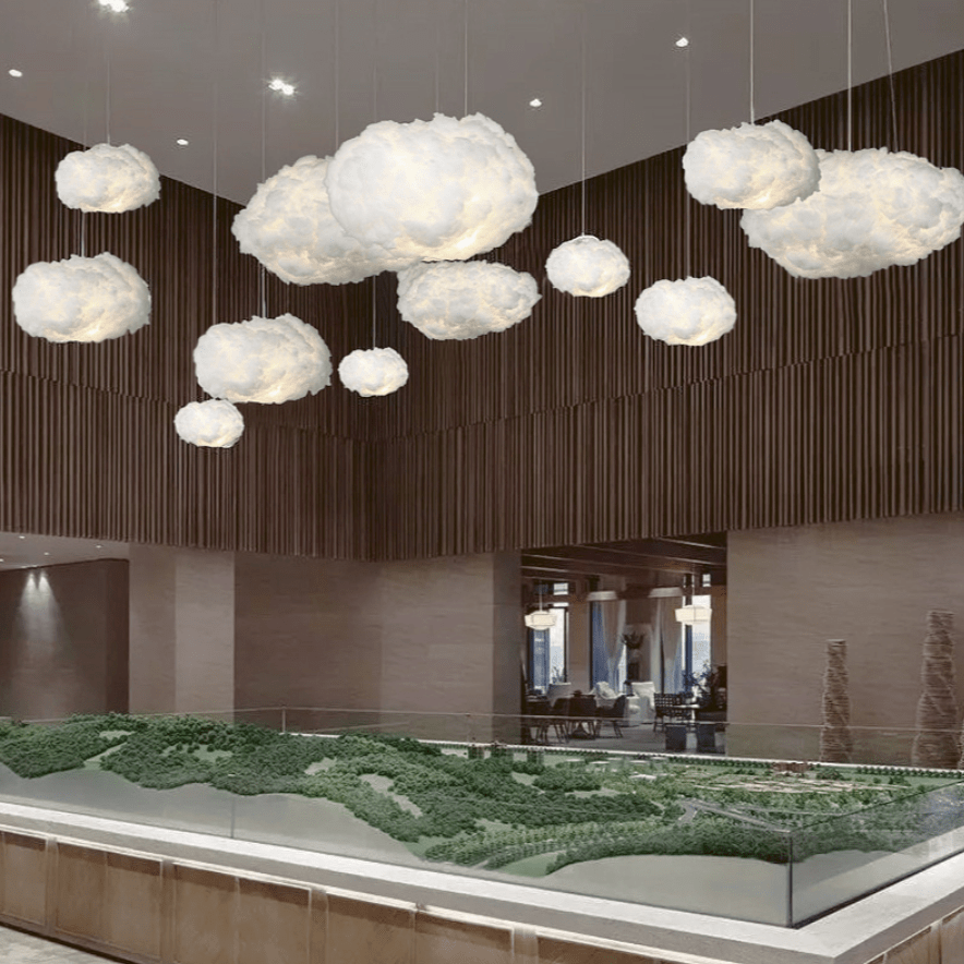 CloudGlow – Flauschige Wolkenlampe für behagliches Licht