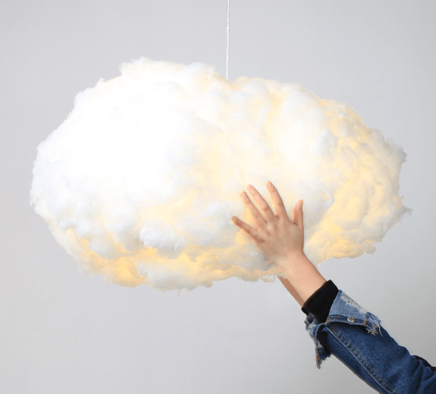 CloudGlow – Flauschige Wolkenlampe für behagliches Licht
