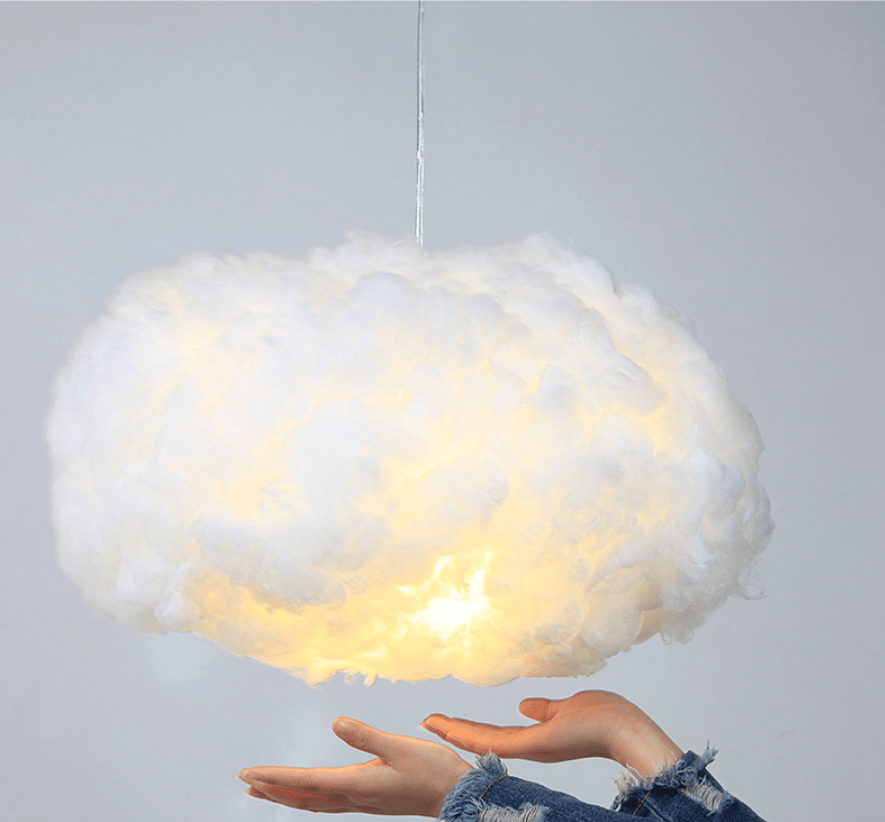CloudGlow – Flauschige Wolkenlampe für behagliches Licht