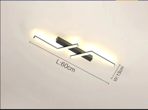 Moderne LED-Streifen-Wandleuchte