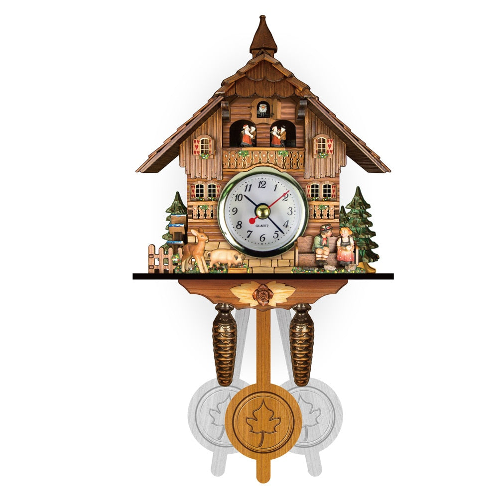 CuckooMood – Retro-Kuckucksuhr mit verspieltem Holzdesign