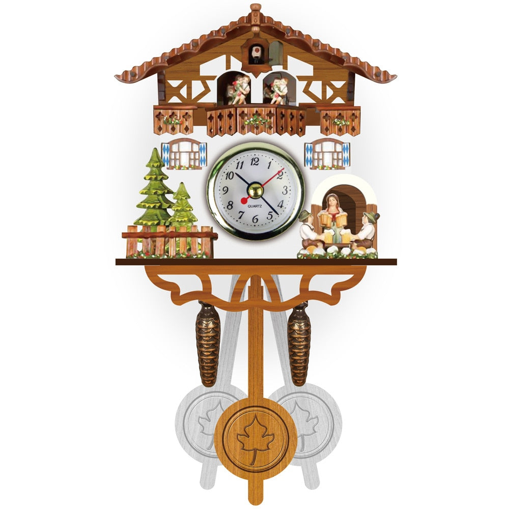 CuckooMood – Retro-Kuckucksuhr mit verspieltem Holzdesign