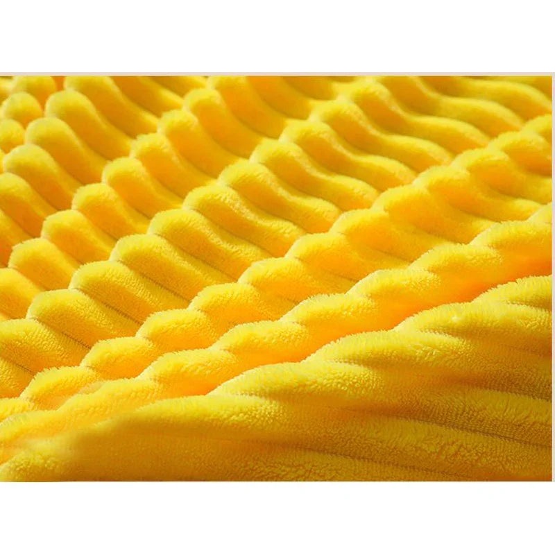Gemütliches 4-teiliges Bettwäscheset aus Korallenfleece