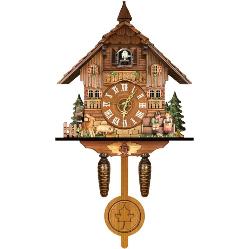 CuckooMood – Retro-Kuckucksuhr mit verspieltem Holzdesign