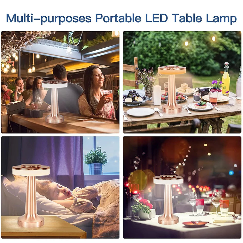 Kabellose moderne Tischlampe
