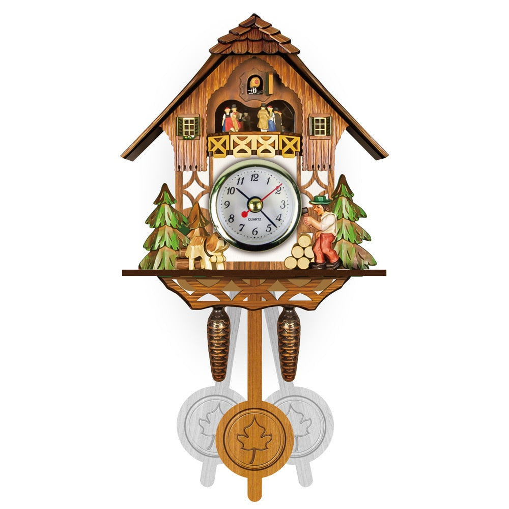 CuckooMood – Retro-Kuckucksuhr mit verspieltem Holzdesign