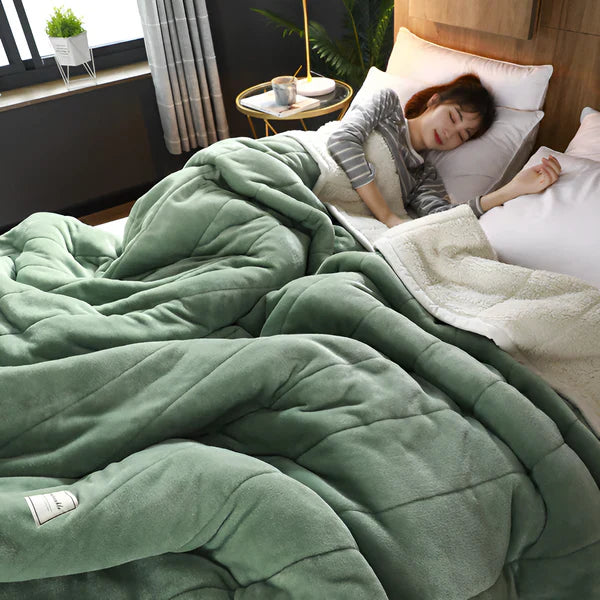 Velina – Flauschige Sherpa-Fleece-Decke