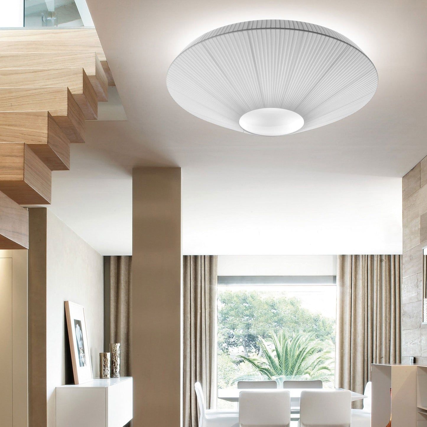Siam – Stoff-Deckenleuchte im modernen Look