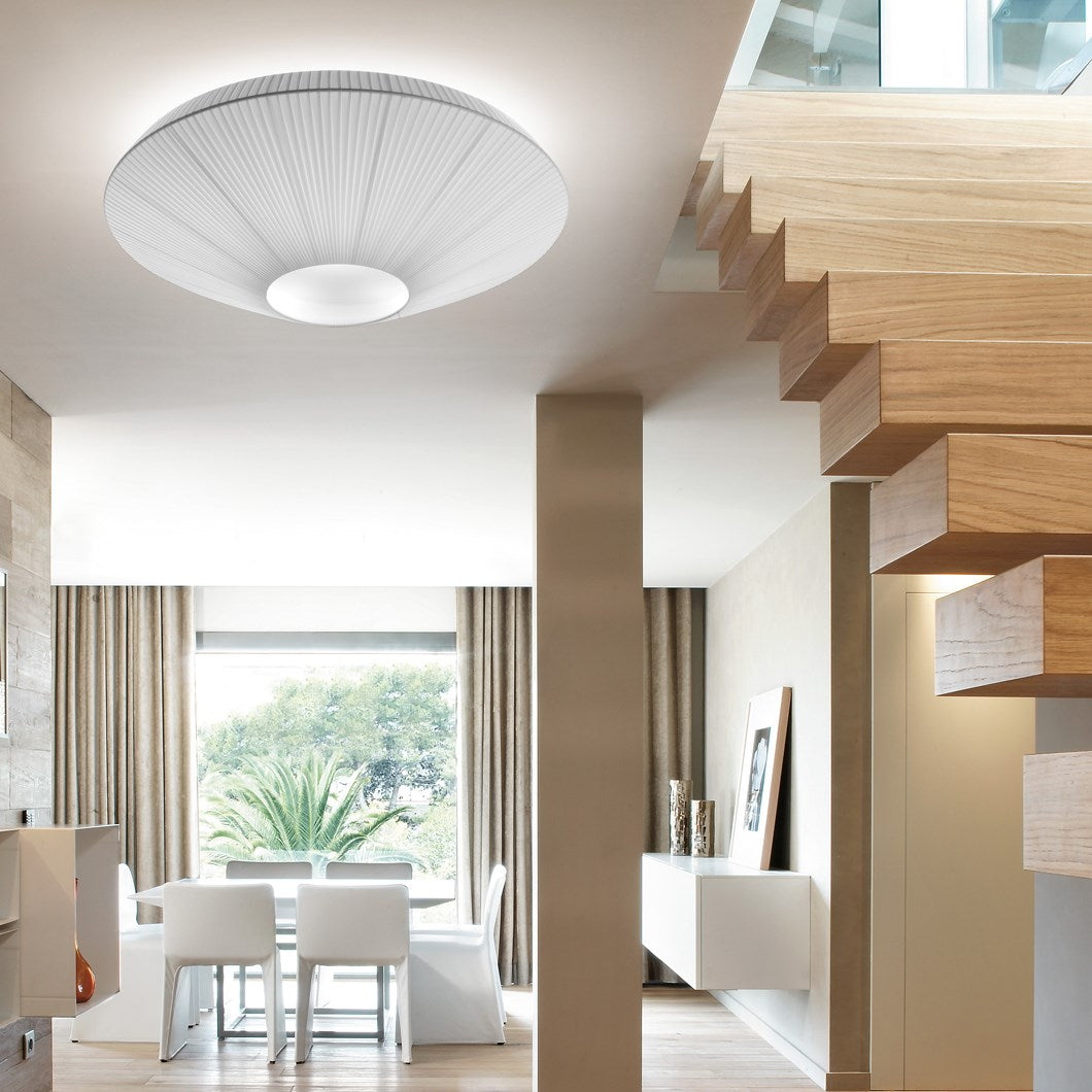 Siam – Stoff-Deckenleuchte im modernen Look