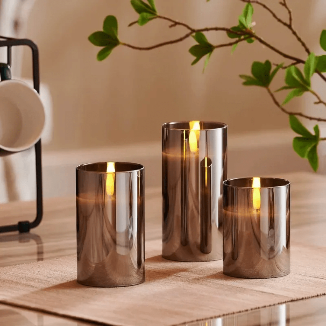 GlowCandle – Flammenlose LED-Kerze mit weichem Licht